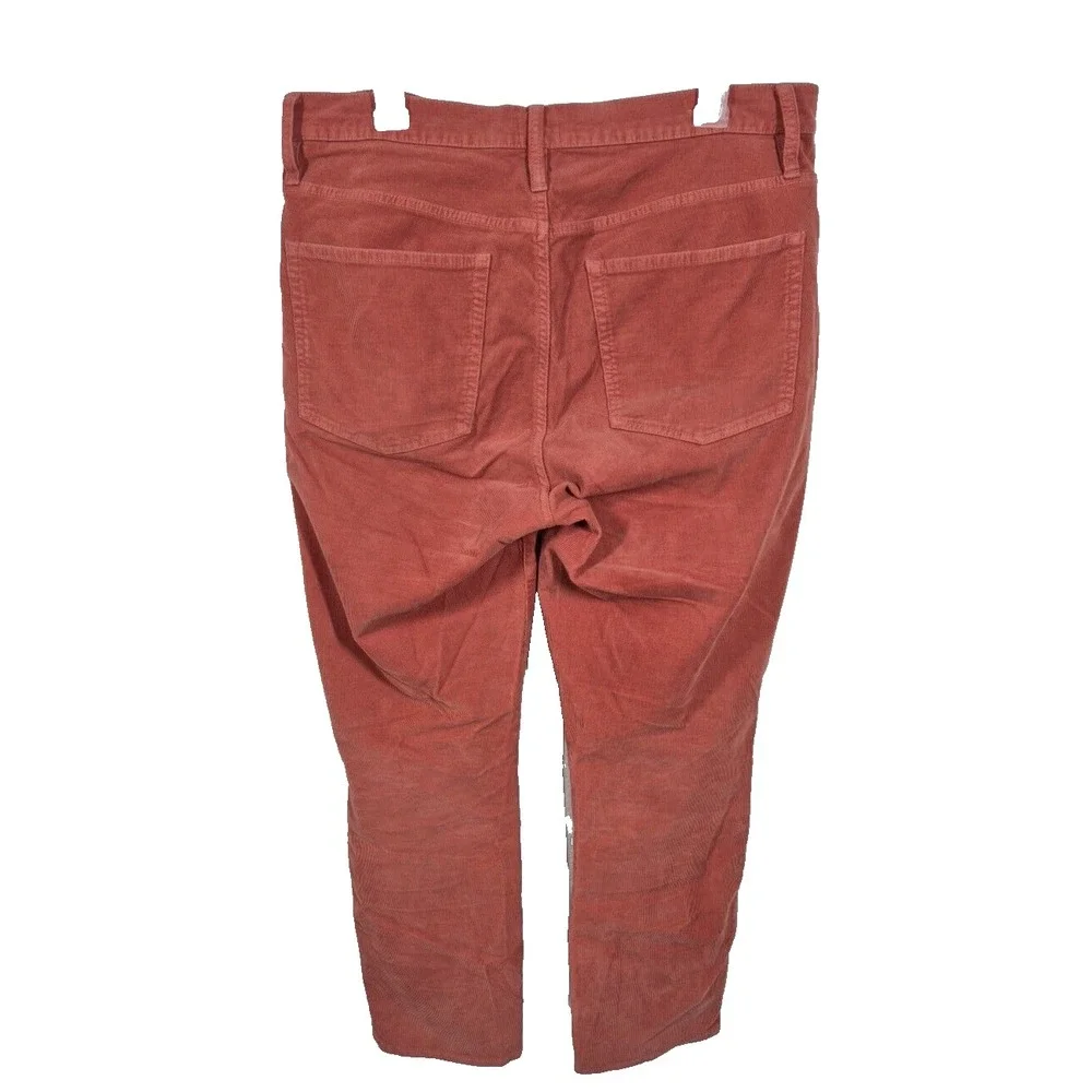 J Crew Pants Mens 34x27Act (T32) Orange‎ Corduroy Preppy Vintage Slim Chino
